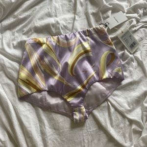 Emilio Pucci Vortici-Print Silk-Blend Shorts